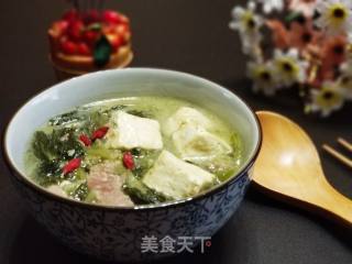 雪里蕻炖豆腐的做法步骤：9