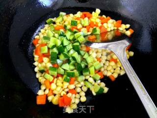 #家长的味道#炒粘玉米粒的做法步骤：7