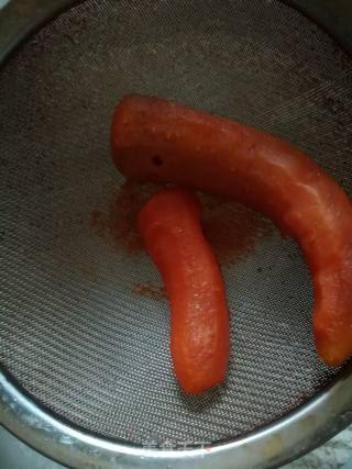 菌菇胡萝卜面的做法步骤：2