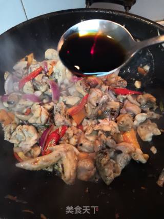 豉椒鸡块的做法步骤：8