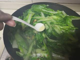 杭白菜拌圣女果的做法步骤：6