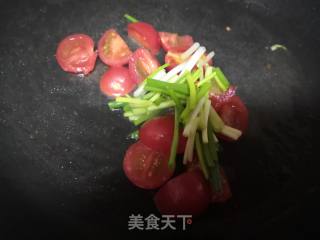 杭白菜拌圣女果的做法步骤：7