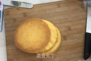 黑加仑干夹心奶油蛋糕的做法步骤：6