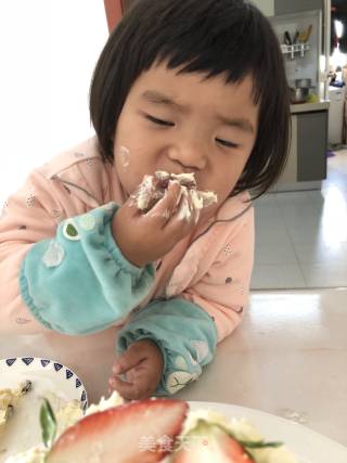 黑加仑干夹心奶油蛋糕的做法步骤：15