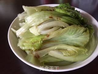 爽脆生菜的做法步骤：7