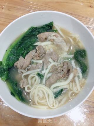 羊肉卷热面条的做法步骤：6