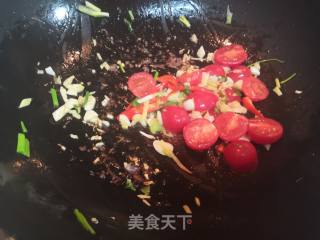 圣女果炒牛肉的做法步骤：6