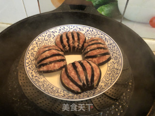 灯笼茄子（蒸）的做法步骤：5