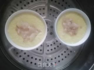虾肉蛋羹的做法步骤：7