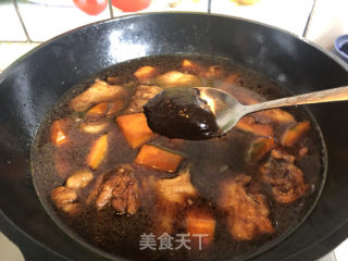 南瓜烧鸡的做法步骤：9