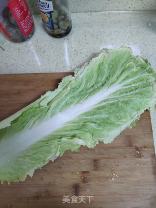 肉酿白菜卷的做法步骤：1