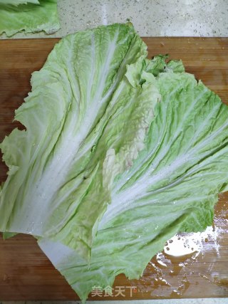 肉酿白菜卷的做法步骤：2