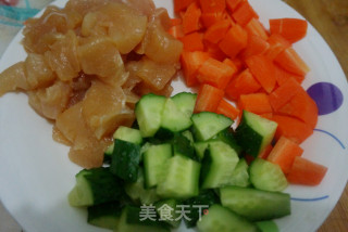 酱炒鸡丁的做法步骤：1