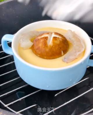 虾仁蒸蛋的做法步骤：7
