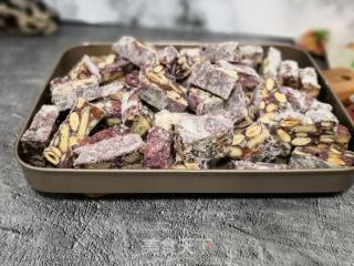 紫薯杏仁雪花酥的做法步骤：10