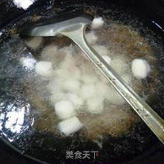 开洋菜心糯米汤果的做法步骤：11