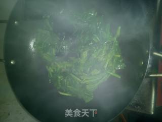 #家乡美食#猪油炒菠菜的做法步骤：7