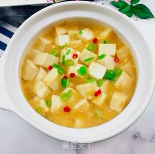 咸蛋黄炒嫩豆腐的做法步骤：6