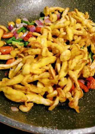 香辣白玉菇的做法步骤：7