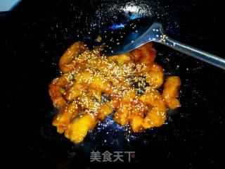 糖醋里脊的做法步骤：16
