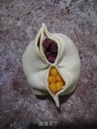 双眼蒸饺的做法步骤：7