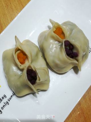 双眼蒸饺的做法步骤：9