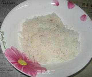 香葱蟹柳米饭饼的做法步骤：1