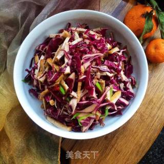 油豆腐拌紫甘蓝的做法步骤：7