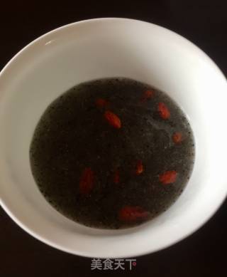 粉葛黑芝麻羹的做法步骤：8