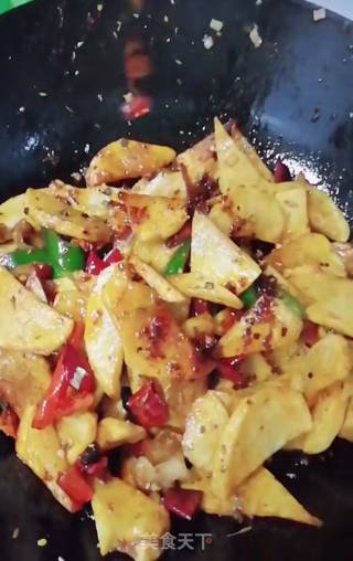 干锅土豆片的做法步骤：10