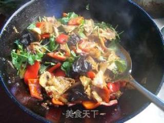 笋干回锅肉的做法步骤：12