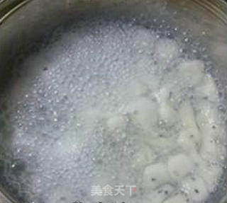 枸杞黑芝麻糯米汤果的做法步骤：8