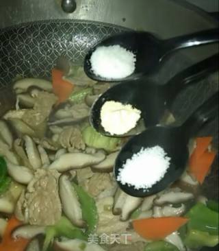 香菇肉片的做法步骤：6