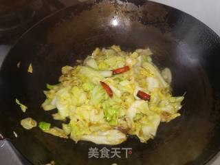 酸辣卷心菜的做法步骤：3
