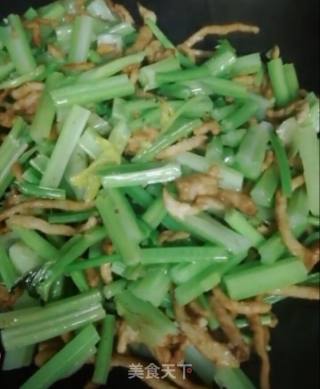 芹菜肉丝的做法步骤：6