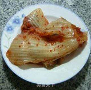 泡菜瘦肉丝炒饭的做法步骤：2