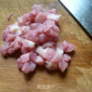 梅豆肉丁炒饭的做法步骤：4