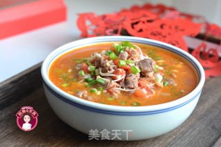 酸汤肥牛的做法步骤：8