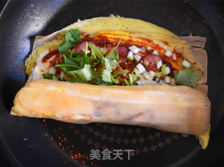 松软劲道的烤冷面的做法步骤：11