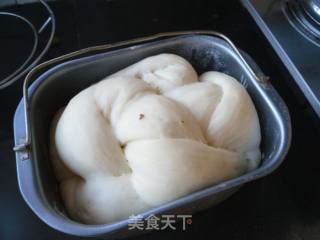 栆芯编花面包的做法步骤：14