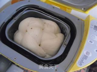 栆芯编花面包的做法步骤：15