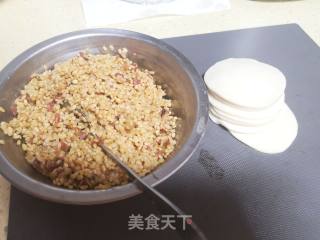 烧麦（火腿烧麦）的做法步骤：3