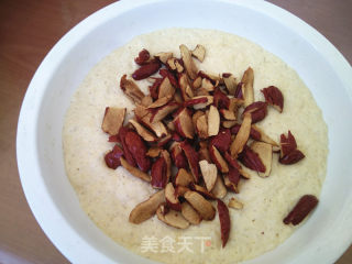 红枣燕麦发糕的做法步骤：5