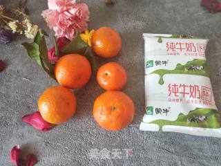 橘子奶昔的做法步骤：1