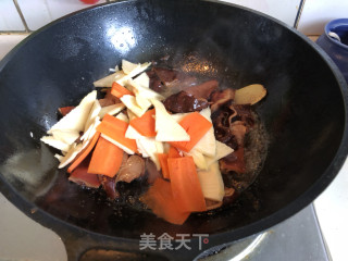 冬笋炒肚片的做法步骤：7