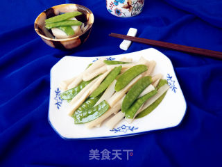 荷兰豆炒竹笋的做法步骤：10