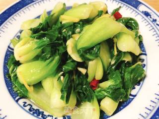 蒜蓉上海青的做法步骤：6