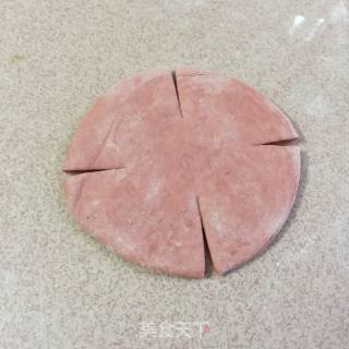 玫瑰香芋包的做法步骤：9
