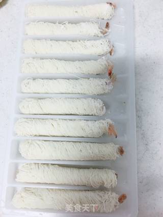 油炸面线虾的做法步骤：1
