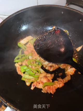 泡菜焖豆腐的做法步骤：8